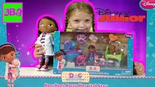 Doc McStuffins set Unpacking doctor's office
