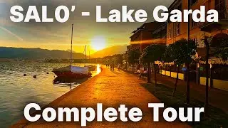 SALO' - LAKE GARDA - Italy 4K -  LAGO DI GARDA Complete Tour 2024