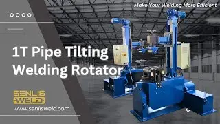 1T Pipe Tilting Rotator | Rotation & Tilting Angle Operation Demo