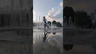 Рязань🌛Фонтан на Московском🌛 Вечер.