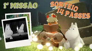 SORTEIO 14 PASSES & 1ª MISSÃO TEMPORADA DOS MOOMINS Sky Children of the Light #SkyCOTL