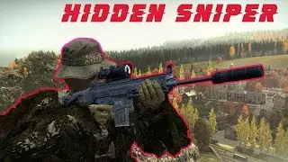 HIDDEN SNIPER! 500m Wallbang + Geared Kills DayZ 1.01