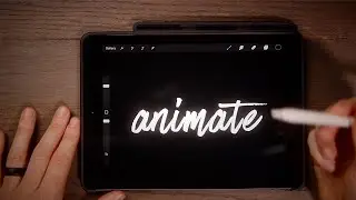 How to animate ANY text or font in Procreate!! EASY PROCREATE TUTORIAL