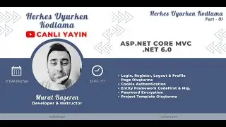 Herkes Uyurken Kodlama : .NET 6.0 ile ASP.NET Core MVC Kodlama (Part - 1)