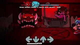 UNDER 10 MISSES!!! | At The Speed Of Light Song | FNF Geometry Dash Mod
