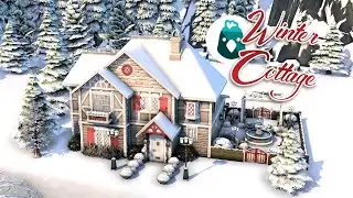 Winter Cottage | Sims 4 Cottage Living | Speed Build