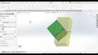 COMMENT FAIRE UN PLAN  incliné et décalé SUR SOLIDWORKS