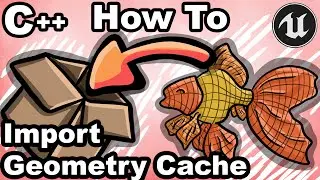UE5 C++ 37 - How To Import Alembic Geometry Cache With C++? - Unreal Engine Tutorial Editor CPP