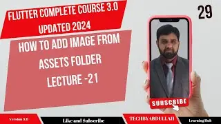 Flutter in Urdu | How to add image from assets Folder | Lecture 21 