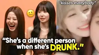 Le sserafim exposed SAKURA's weird habit whenever she gets drunk (w/ proof)