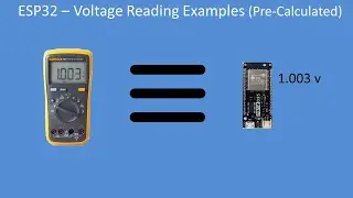 Tech Note 143 - ESP32 – Voltage Reading (pre-calculated voltage divider) Examples