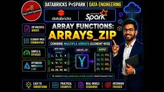 40. Databricks | Spark | Pyspark Functions| Arrays_zip