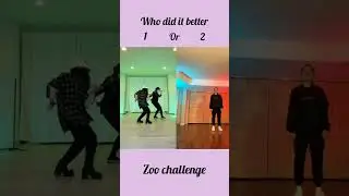 Nct × Aespa Zoo dance challenge __ who did it better 1 or 2 #kpop #zoo  #nct #aespa #giselle #shorts