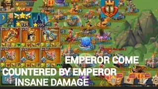 Da QiaoQ SUPREME EMPEROR COME FOR MY MYTHIC RALLY TRAP..COUNTERED WITH FAKE GEAR..LORDS MOBILE
