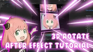 3D ROTATE AFTER EFFECT TUTORIAL