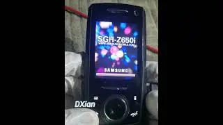 Samsung SGH-Z650i (Cosmote) on & off
