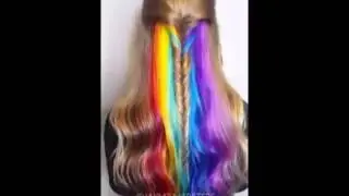 COMO PINTAR CABELO ARCO IRIS 2016 - RAINBOW HAIRSTYLE 2017
