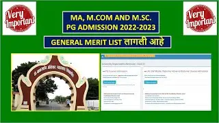 DR BAMU PG Admission 2022 23