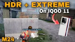 IQOO 11 With HDR + Extreme In Bgmi 😱 JDX Jaxx