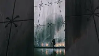 Rain and Thunder on Airport | Heavy Rain and Thunder | White Noise | Insomnia