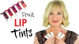 Nivea Fruit Tinted Lip Shine Balms! SWATCHES, TRY ON & REVIEW!