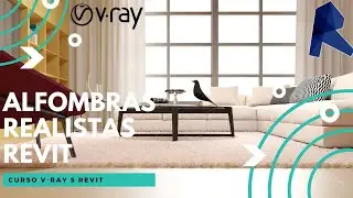 Como hacer alfombras realistas en Vray-5 Revit | V-ray Fur
