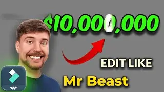 How To CREATE a MrBeast TEXT Shinning Effect in Filmora 14