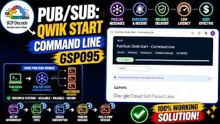 PubSub Qwik Start Command Line | GSP095 | 100% WORKING SOLUTION | 