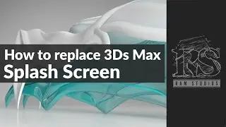 How to change 3Ds Max/ Maya splash screen (English)