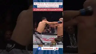 Volkanovski vs Makhachev finishes compare Before Ufc 284 #shorts #mma #short