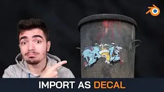 Un addon GRATUIT pour appliquer des autocollants sur BLENDER !