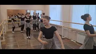 Открытый урок Народный танец 6 класс преподаватель Ведрова О.В.