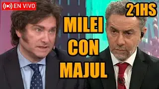 EL PRESIDENTE MILEI EN VIVO con MAJUL DESDE LA CASA ROSADA
