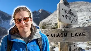Hiking to Chasm Lake - Rocky Mountain National Park CO