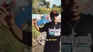 K-Prez posted in Germany at his Mural by Yards One!