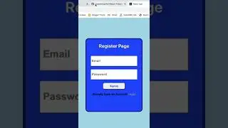 React Authentication with firebase, responsive