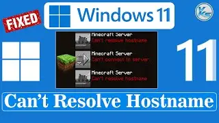 ✅ How To Fix Minecraft Can't Resolve Hostname or Can't Connect to Server Error