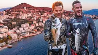 BEAUTIFUL ALBANIA 🇦🇱| Spearfishing Southern Balkans Catch Clean Cook