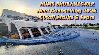 Aiims Bhubaneswar 1st round counselling 2024 rank,marks & fees details, Aiims Bhubaneswar Campus