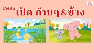 เพลงเป็ด ก้าบ ก้าบ ก๊าบ VS ช้าง ช้าง ช้าง| #เพลงเด็กเจ้าตัวเล็ก - Kiddy Melody