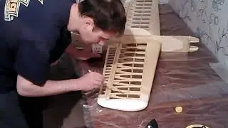 Обтяжка модели лавсаном 3 .