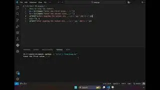 Easy way to Swapping of Two Numbers without Using a Temporary Variable in Python