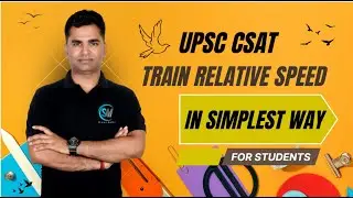 Speed Time Distance for UPSC( CSAT) || #csat #upsc