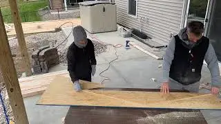 How to build a shed Time-Lapse  - how to build rafters