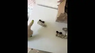 Батарея с нижним подключением. #газосварка