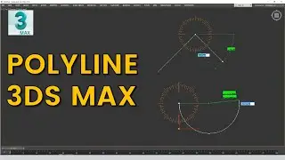 Cretead Polyline With Script 3ds Max | Eris Graphic