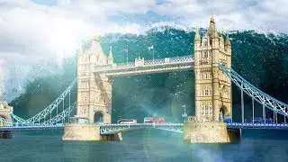 Tsunami in Tower Bridge - Photoshop Manipulation Tutorial #10