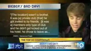 Bieber visits whore house Brazil
