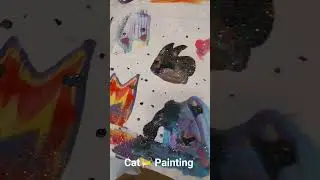Cat Painting #cat #catpainting #catlover #catlovers #catart #ilovecats #paintinng #paintingclass