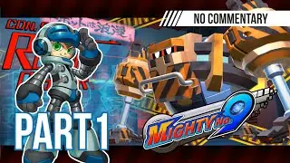 Mighty No. 9 Gameplay Walkthrough Part 1 - City Stage - No Commentary
